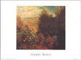 Corner of Garden at Montgeron Posters by Claude Monet
