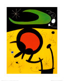 Vuelo de Pajaros  Print by Joan Miró