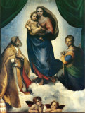 Madonna Sixtina, ca. 1513-1514 Pósters por Raphael Madonna Sixtina, ca. 1513-1514 Pósters por Raphael