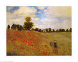 Campo de amapolas, 1873 Pósters por Claude Monet Campo de amapolas, 1873 Pósters por Claude Monet