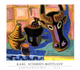 Afrikanisches 1954 Affiches par Karl Schmidt-Rottluff