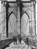 Brooklyn-Brücke 1886 Kunst von H. Armstrong Roberts