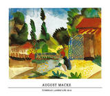 Paysage tunisien (1914) Posters par Auguste Macke