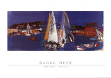 Drying Sails Print by Raoul Dufy