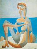 Baigneuse Assise Au Bord Lámina por Pablo Picasso Baigneuse Assise Au Bord Lámina por Pablo Picasso