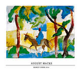 Jinete de burro Pósters por Auguste Macke Jinete de burro Pósters por Auguste Macke