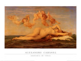 La naissance de Vénus Affiches par Alexandre Cabanel