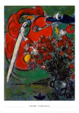Blumenstilleben St.Jean Cap Ferrat, 1956 Poster di Marc Chagall Blumenstilleben St.Jean Cap Ferrat, 1956 Poster di Marc Chagall