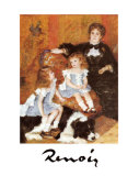 Madame Charpentier and Her Children Prints by Pierre-Auguste Renoir