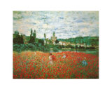 Champ de coquelicots Art par Claude Monet