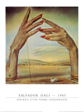 Portrait d'une Femme Passionate, 1945 Posters by Salvador Dalí