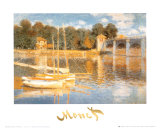 The Bridge at Argenteuil Posters by Claude Monet