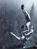 Acrobates sur l'Empire State Building Art