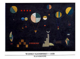 Plat-Profond, 1930 Posters par Wassily Kandinsky
