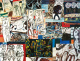 Tissu d'Episode, 1976 Poster van Jean Dubuffet Tissu d'Episode, 1976 Poster van Jean Dubuffet