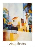 White House, Tunisia, c.1914 Posters by Auguste Macke