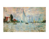 Regatta at Argenteuil Art by Claude Monet