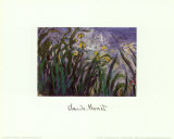 Iris Jaune et Mauves, 1924-25 Posters by Claude Monet