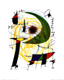 Lune Verte Posters by Joan Miró