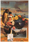 L'Italie par le St Gothard Poster par Hugo D'Alesi