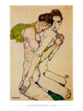 Freundschaft, 1912 Affiche par Egon Schiele