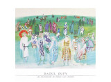 Mannequins de Poiret aux Cours Prints by Raoul Dufy