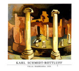 Villa Hadriana, 1930 Poster by Karl Schmidt-Rottluff