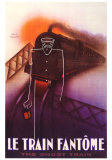 Train fantôme Affiches par Paul Colin