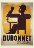 Dubonnet, 1932 Poster di Adolphe Mouron Cassandre