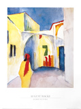Blick in Eine Gasse Posters par Auguste Macke