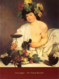 Baco, ca. 1597 Láminas por Caravaggio