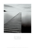 Ponton en bois, Lancashire, Angleterre Poster par Michael Kenna