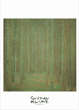 The Pine Forest Prints by Gustav Klimt