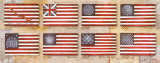 History of the American Flag Poster av Mary Beth Zeitz History of the American Flag Poster av Mary Beth Zeitz