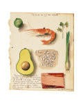 Michel Lablais - Salade de Riz Aux Crevettes - Poster