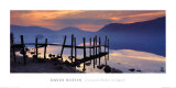 Derwent Water bei Sonnenaufgang, Cumbria Poster von David Noton
