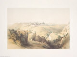 Jerusalem from the Mount of Olives Prints by David Roberts