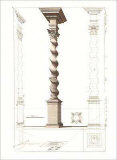 Baroque Architecture (HC) Poster di Andrea Pozzo
