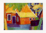 Old Farm House Poster von Alie Kruse-Kolk
