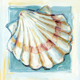 Shell  White Serie I Print by Cruz 