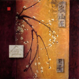 Oriental Blossoms II Poster von Don Li-Leger