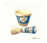 Juegos Para Afeitado V (Blue) Print by Aldamar 