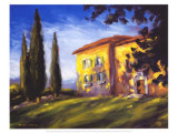 Rural Villa Prints by M. Downs