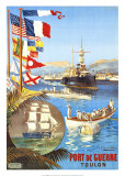 Port de guerre Affiche par Hugo D'Alesi