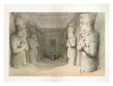 Templo de Abú Simbel Láminas por D. Roberts