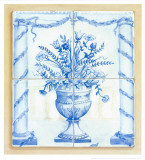 Jarrones Azules II Poster by V. Alber