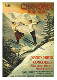 Chamonix Kunst von Francisco Tamagno