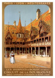 Hospices Posters by Alo (Charles-Jean Hallo) 