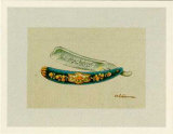 Juegos Para Afeitado I (Blue) Prints by Aldamar 