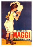 Firmin Etienne Bouisset - Consomme Maggi Dejeuner Au Cacao-Gluten - Reprodüksiyon Firmin Etienne Bouisset - Consomme Maggi Dejeuner Au Cacao-Gluten - Reprodüksiyon